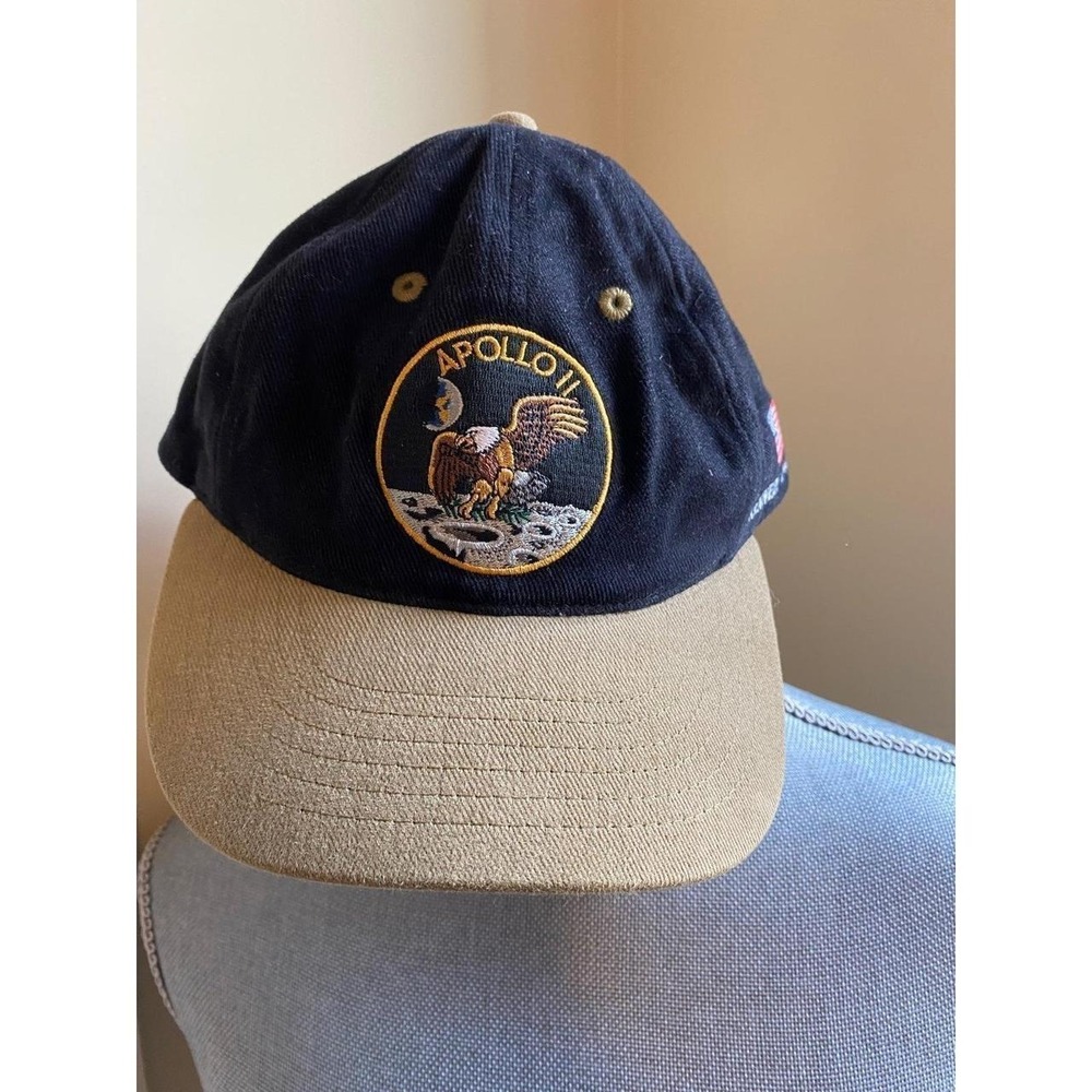 Apollo II Kennedy Space Center Hat Strap-back Merkley Headgear Baseball Cap